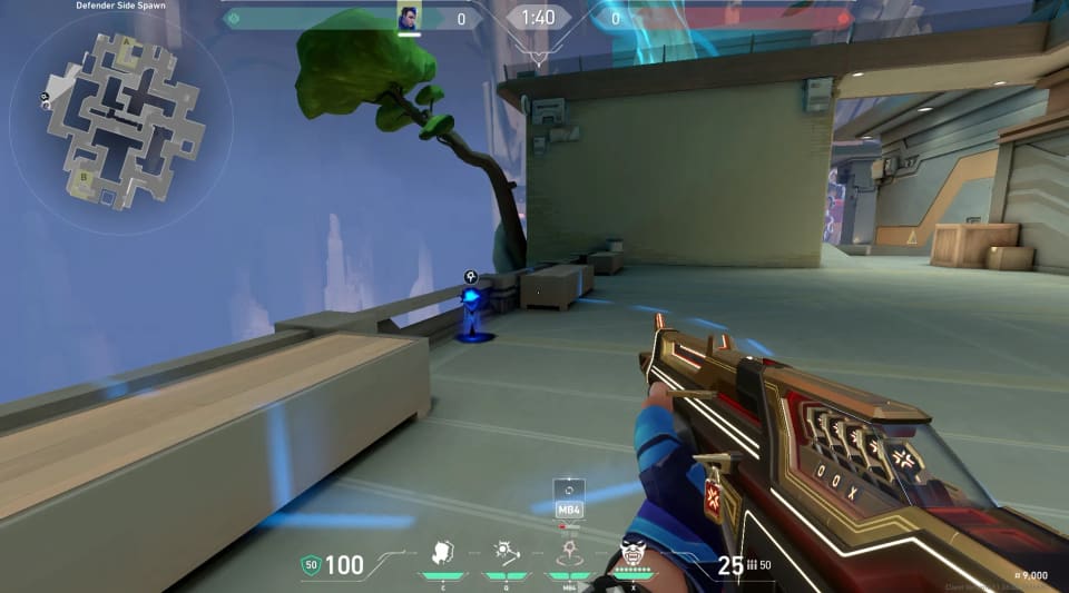 B Tower to Defender Spawn #1 image 3