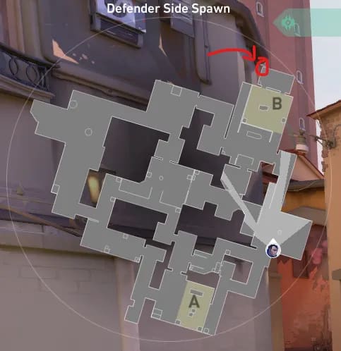 Rotation TP From Defender Side Spawn to B Lane image 2
