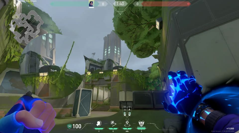 Attacker Spawn to B Tower image 2