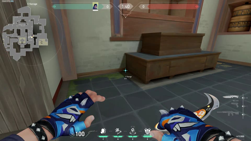 C Garage to Attackers Spawn image 1