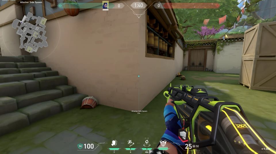 Attacker Spawn to C Site image 1