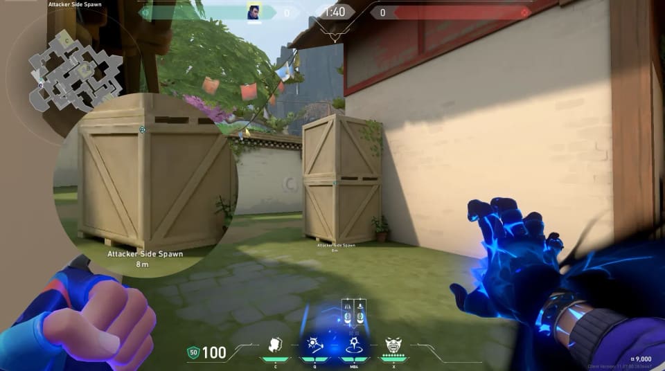 Attacker Spawn to C Site image 2