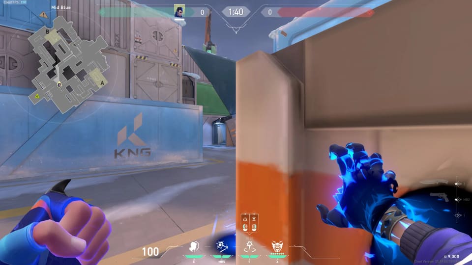 Attacker Spawn to B Snowman Yoru Lineup Icebox image 2