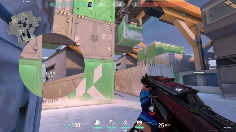 B Yellow to Attacker Spawn  image 2