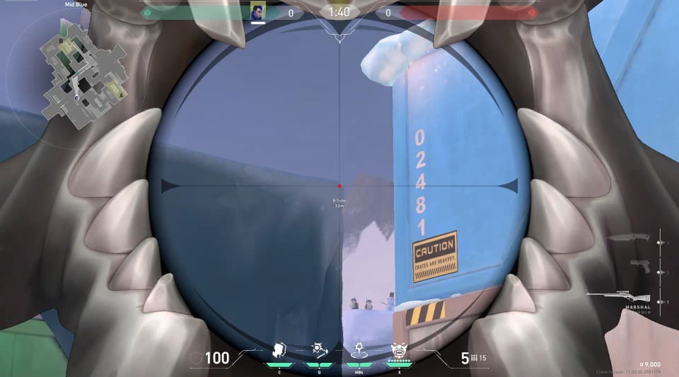 Mid Blue to B Snowman #1 image 3