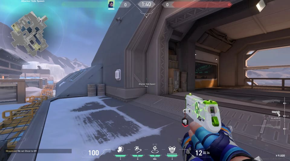 Attacker Spawn to B Snowman  image 1