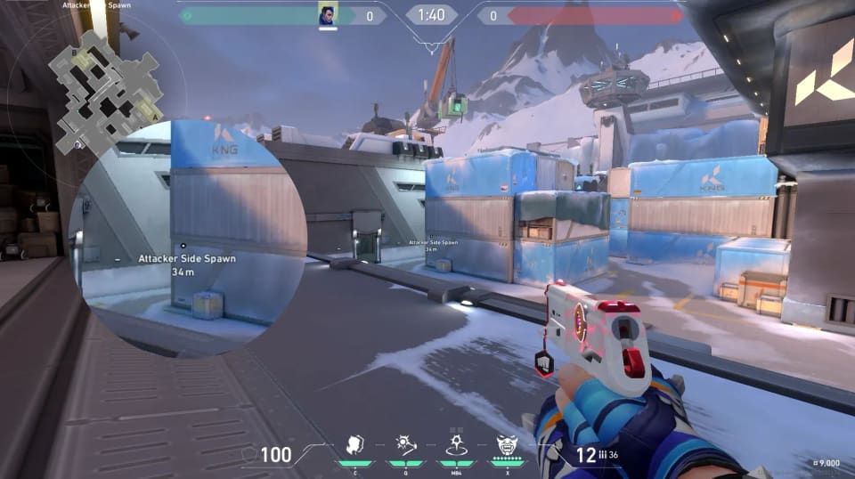 Attacker Spawn to B Snowman  image 2