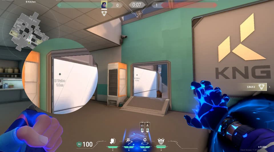 B Kitchen to Attacker Spawn image 2