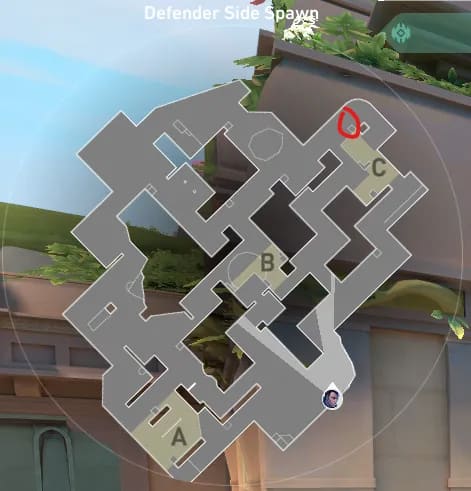 Rotation TP From Defender Side Spawn to C Bend image 2